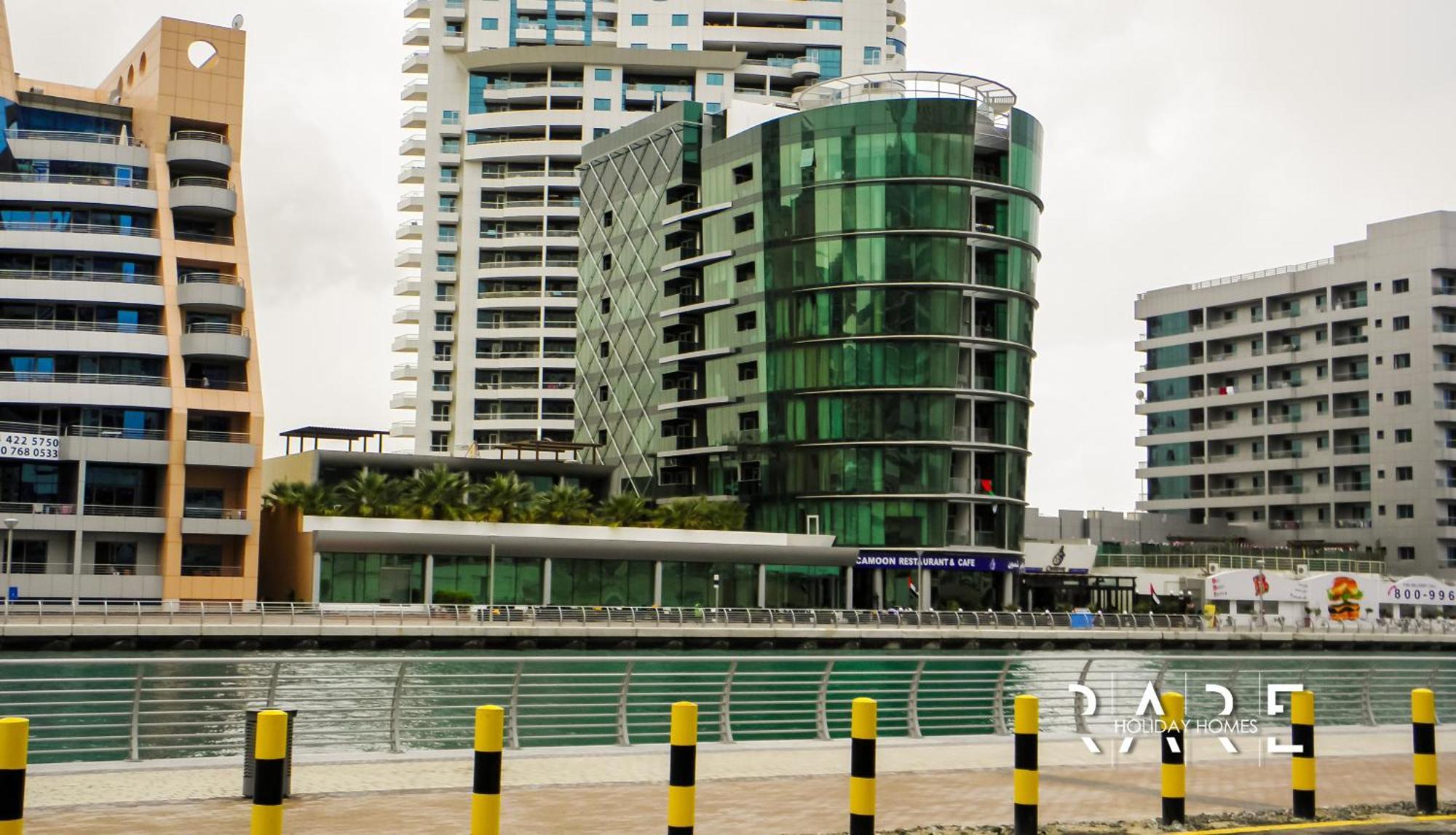 Rare Holiday Homes - Full Marina View - Panoramic Tower - Dubai Marina - R204 מראה חיצוני תמונה