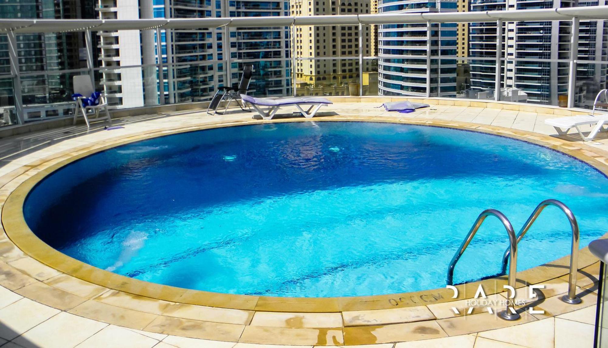 Rare Holiday Homes - Full Marina View - Panoramic Tower - Dubai Marina - R204 מראה חיצוני תמונה