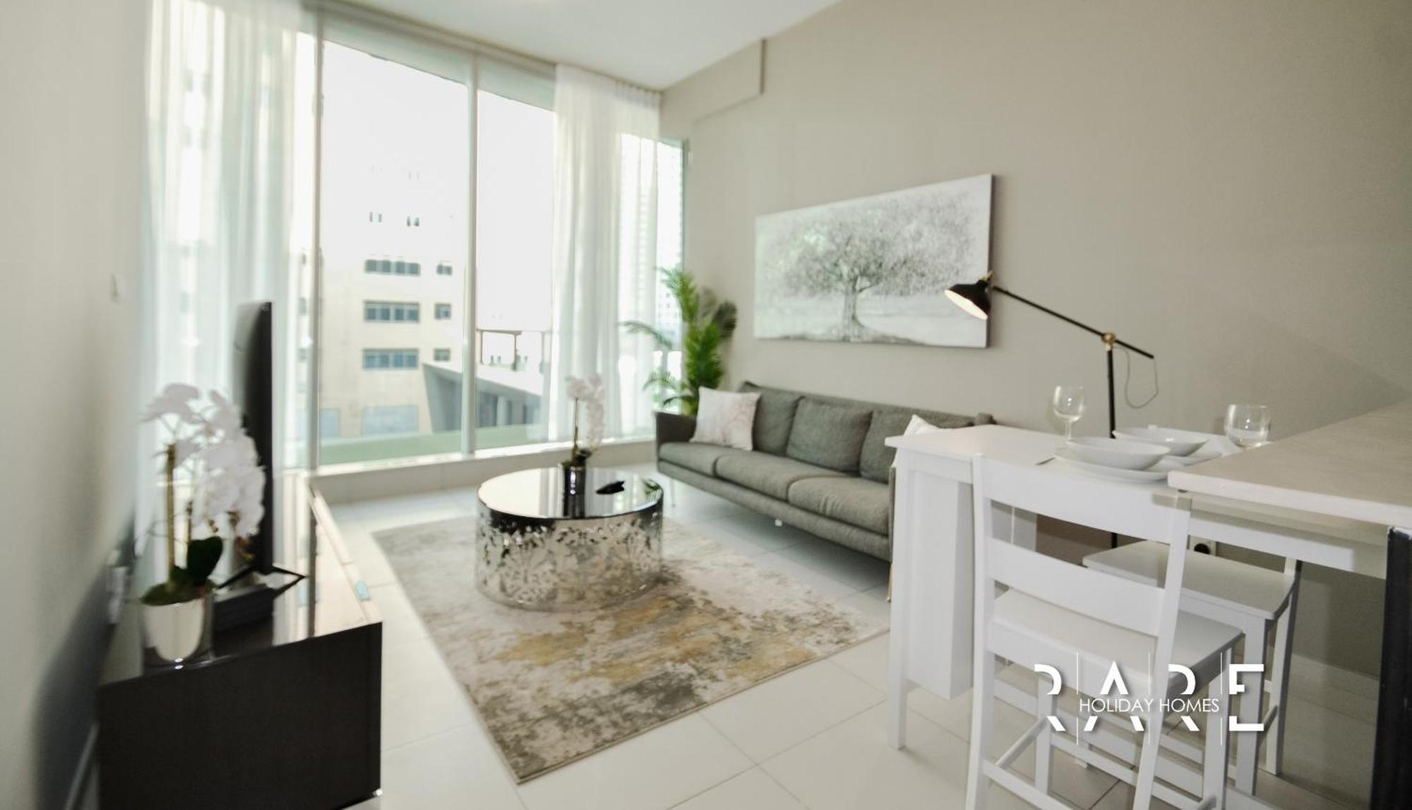 Rare Holiday Homes - Full Marina View - Panoramic Tower - Dubai Marina - R204 מראה חיצוני תמונה